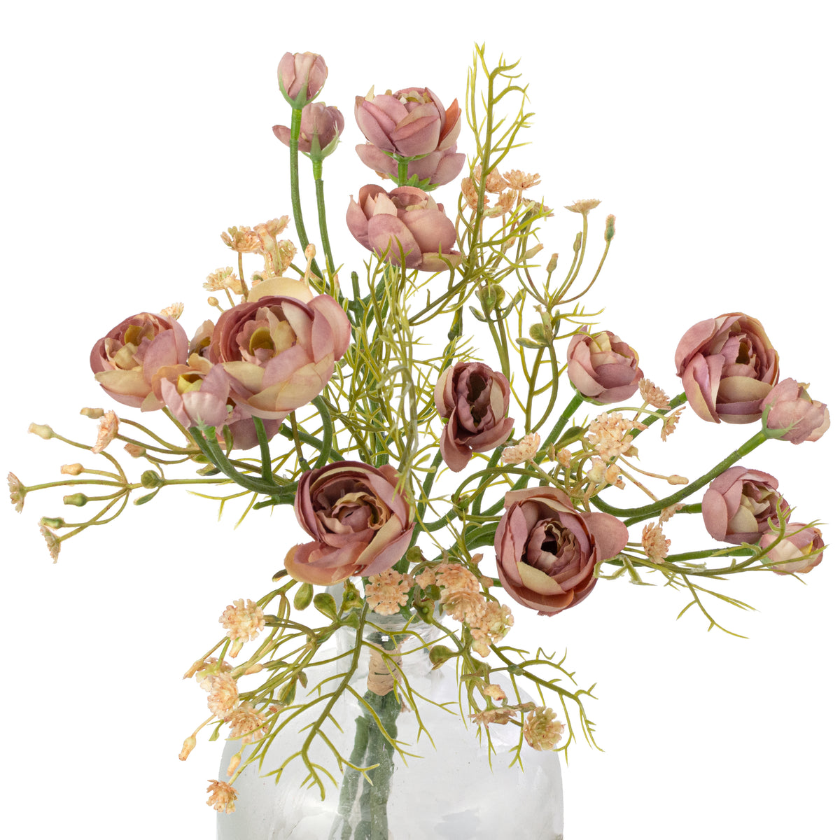 14" Ranunculus Bundle: Mauve Item Number: 2220074LC