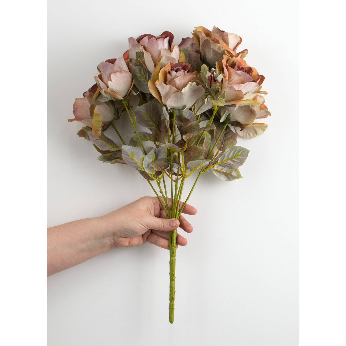 19" Rose Bud Bush: Ombré Fall Hues detail photo 3