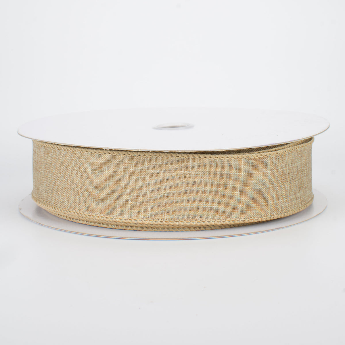 1.5" Royal Canvas Ribbon: Beige (50 Yards)