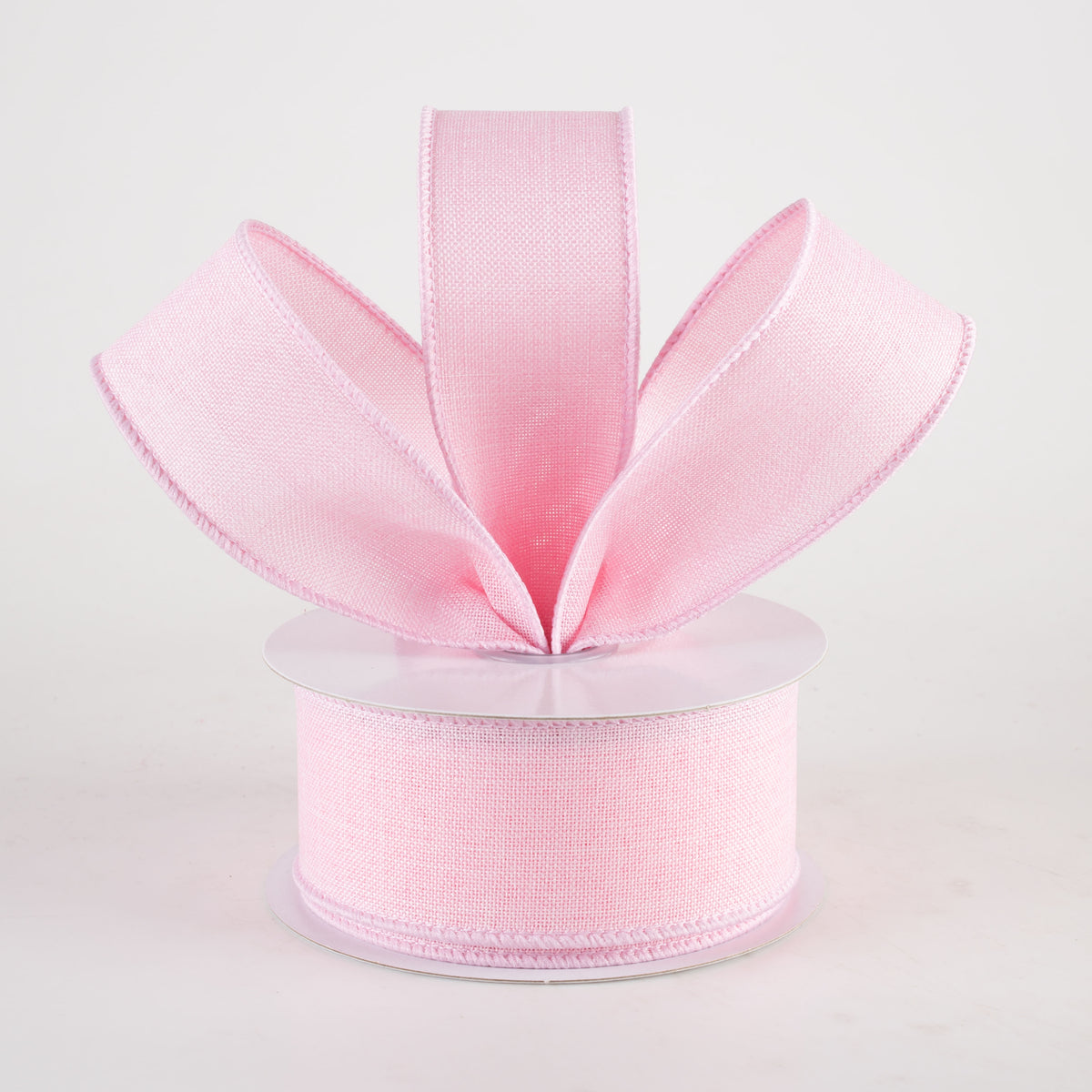 1.5" Royal Canvas Ribbon: Light Pink (10 Yards) Lifestyle Photo