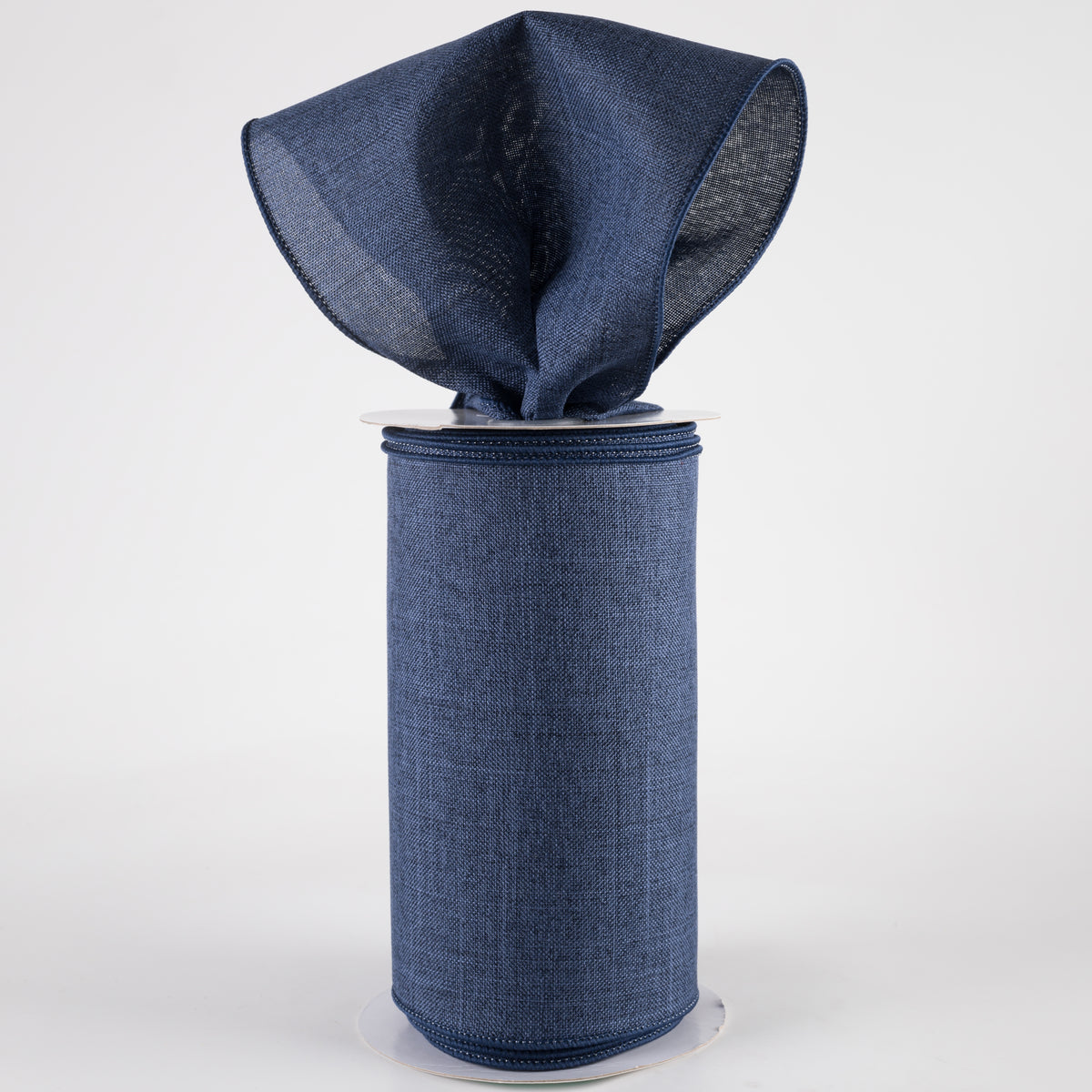 6" Royal Canvas Ribbon: Navy Blue (10 Yards) Lifestyle Photo