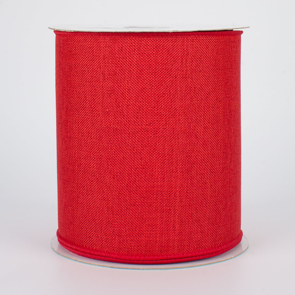 4" Royal Canvas Ribbon: Red (10 Yards)