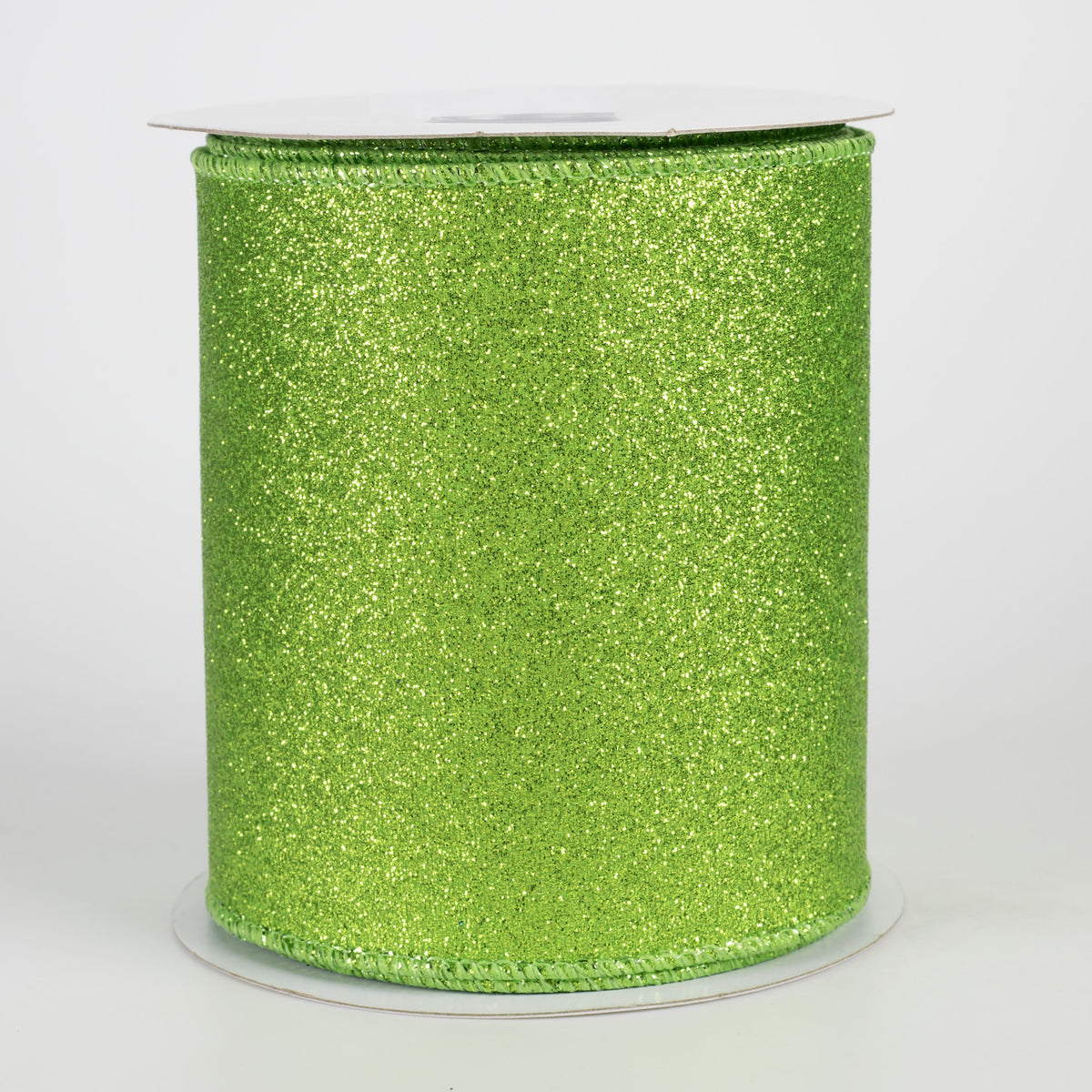4" Shimmer Glitter Ribbon: Lime Green (10 Yards) Item Number: RGC1598E9