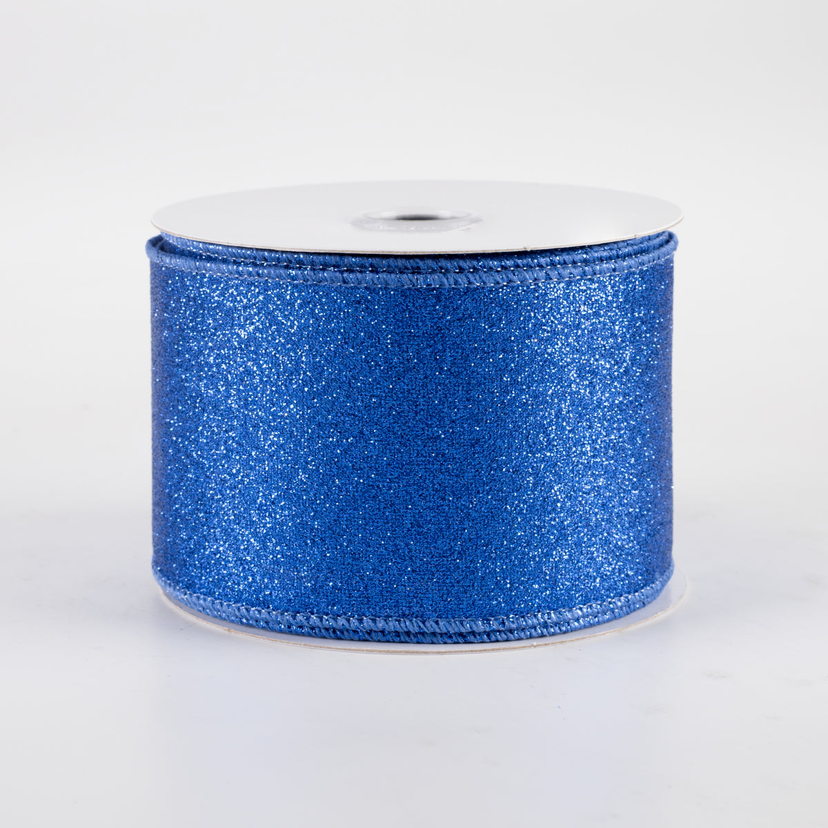 2.5" Shimmer Glitter Ribbon: Royal Blue (10 Yards)