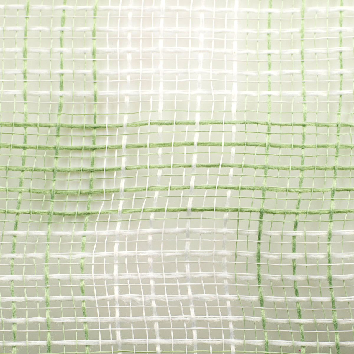 10" Small Check Fabric Mesh: Sage & White detail photo 3