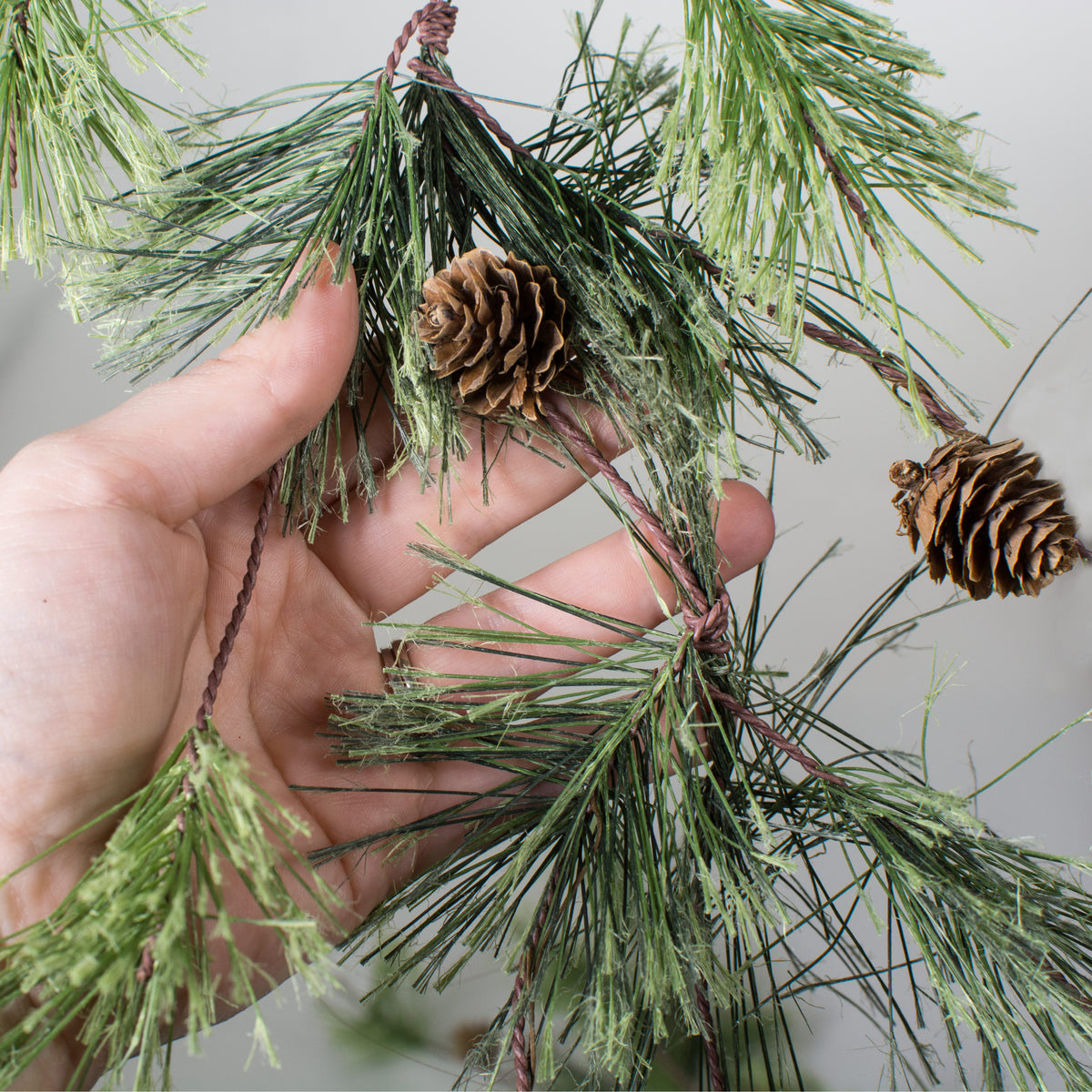 6' Smokey Pine Garland Lifestyle Photo