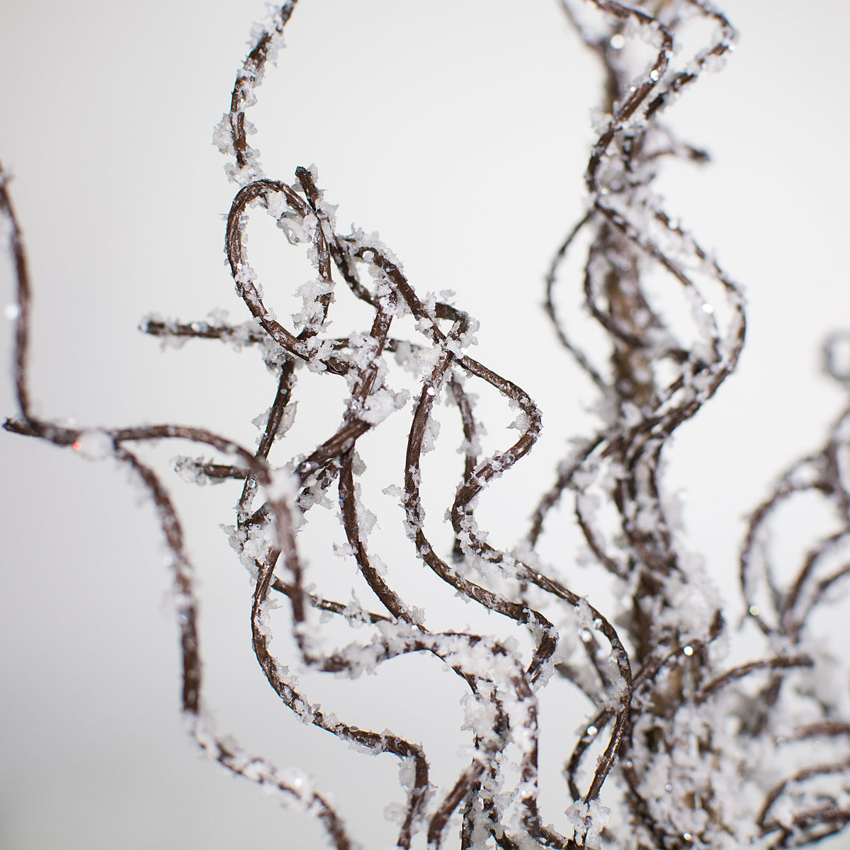 26" Snow Glitter Wild Twig Spray detail photo 3