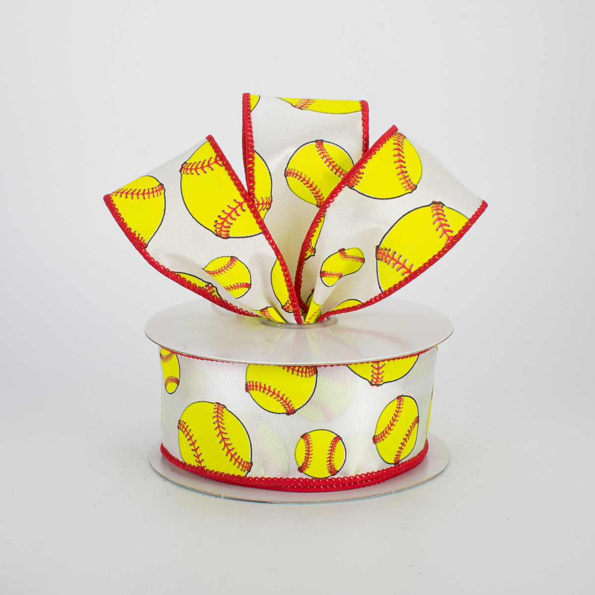 1.5" Softball Ribbon (10 Yards) Lifestyle Photo