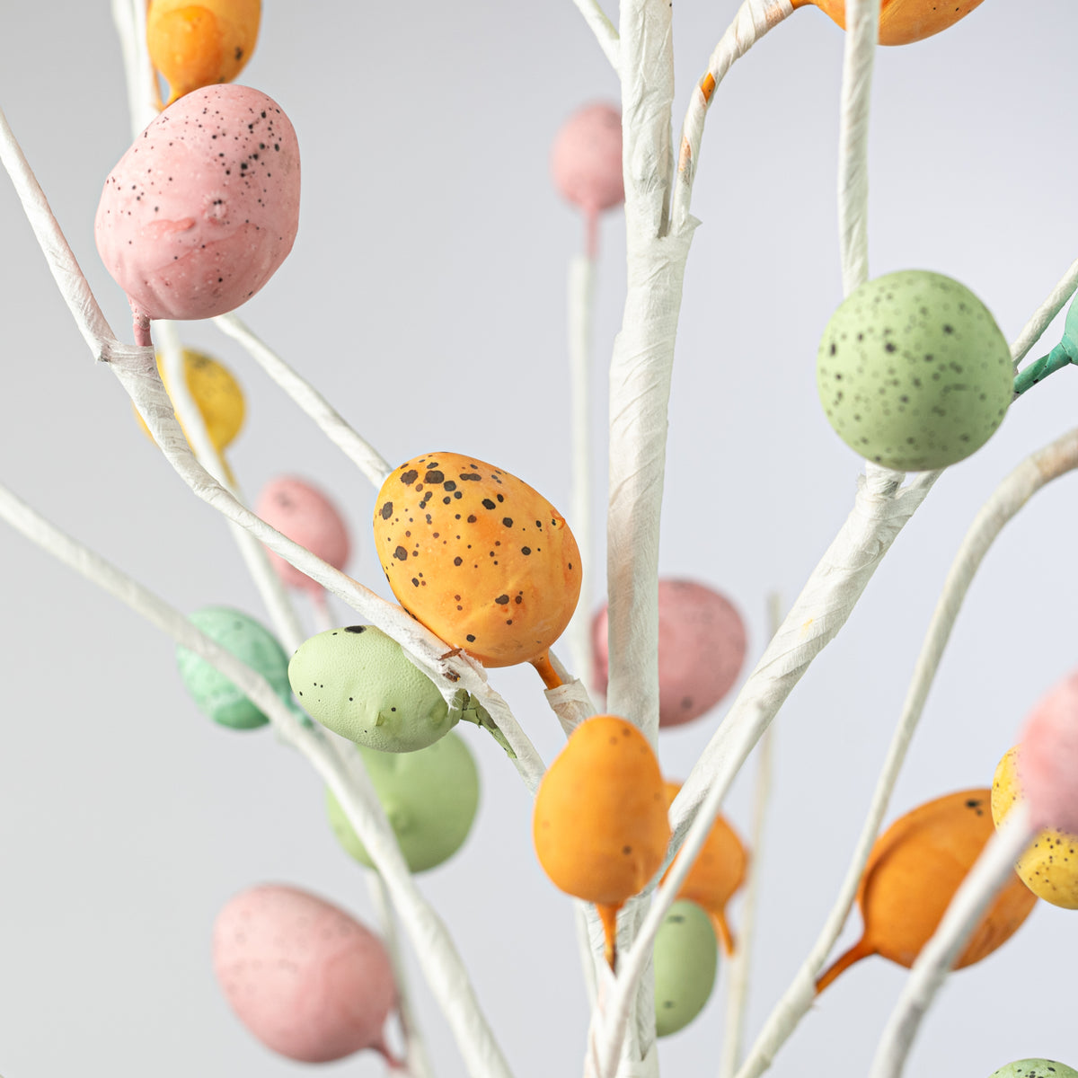 25" Speckled Pastel Easter Eggs Spray Lifestyle Photo