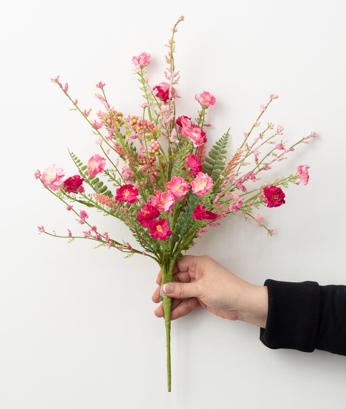 20" Spring Mini Flower Spray: Pink & Fuchsia detail photo 4