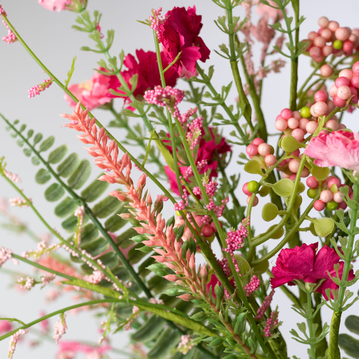 20" Spring Mini Flower Spray: Pink & Fuchsia detail photo 5