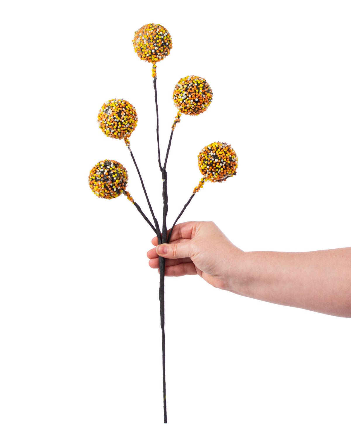 22" Sprinkle Ball Pick: Candy Corn detail photo 3