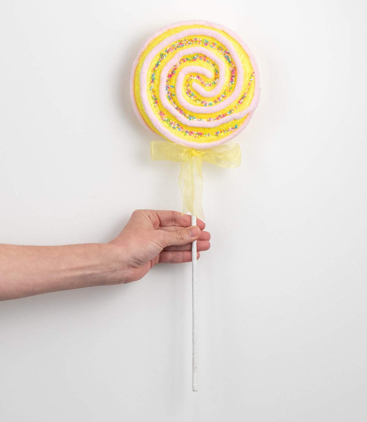 19" Sprinkle Lollipop Spray: Yellow & Pink detail photo 3