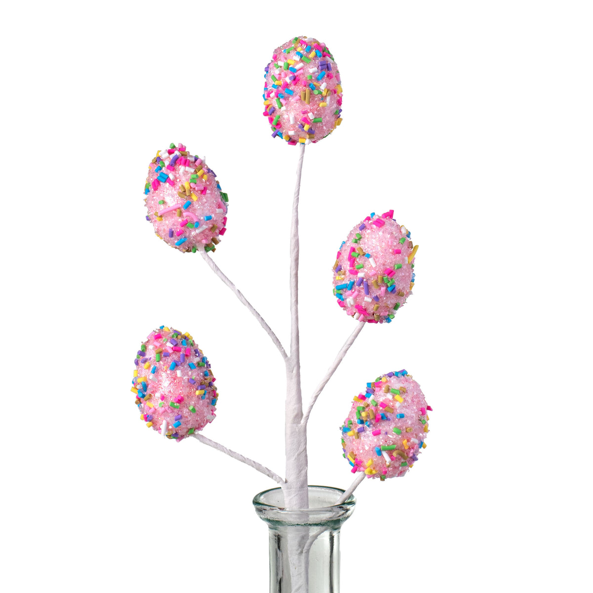 12" Sprinkle Mini Egg Spray: Pink Item Number: 62881PK