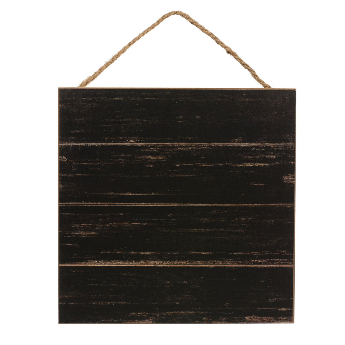 10" Square Wooden Sign: Blank Antique Black Item Number: AP8539