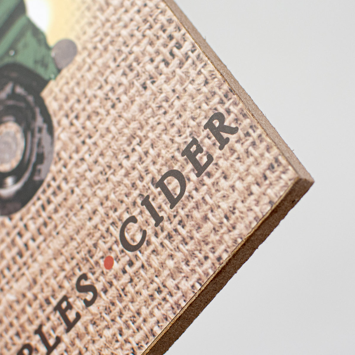 10" Square Wooden Sign: Farm Fresh Pumpkins detail photo 3