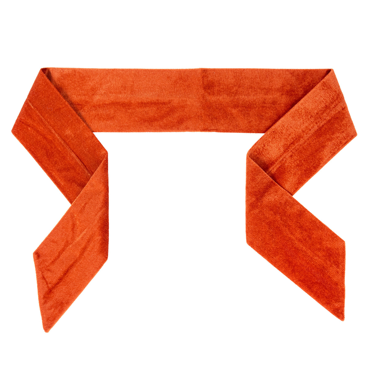 [D Stevens] 4" x 56" Velvet Wreath Sash: Persimmon Orange Item Number: 18-4970