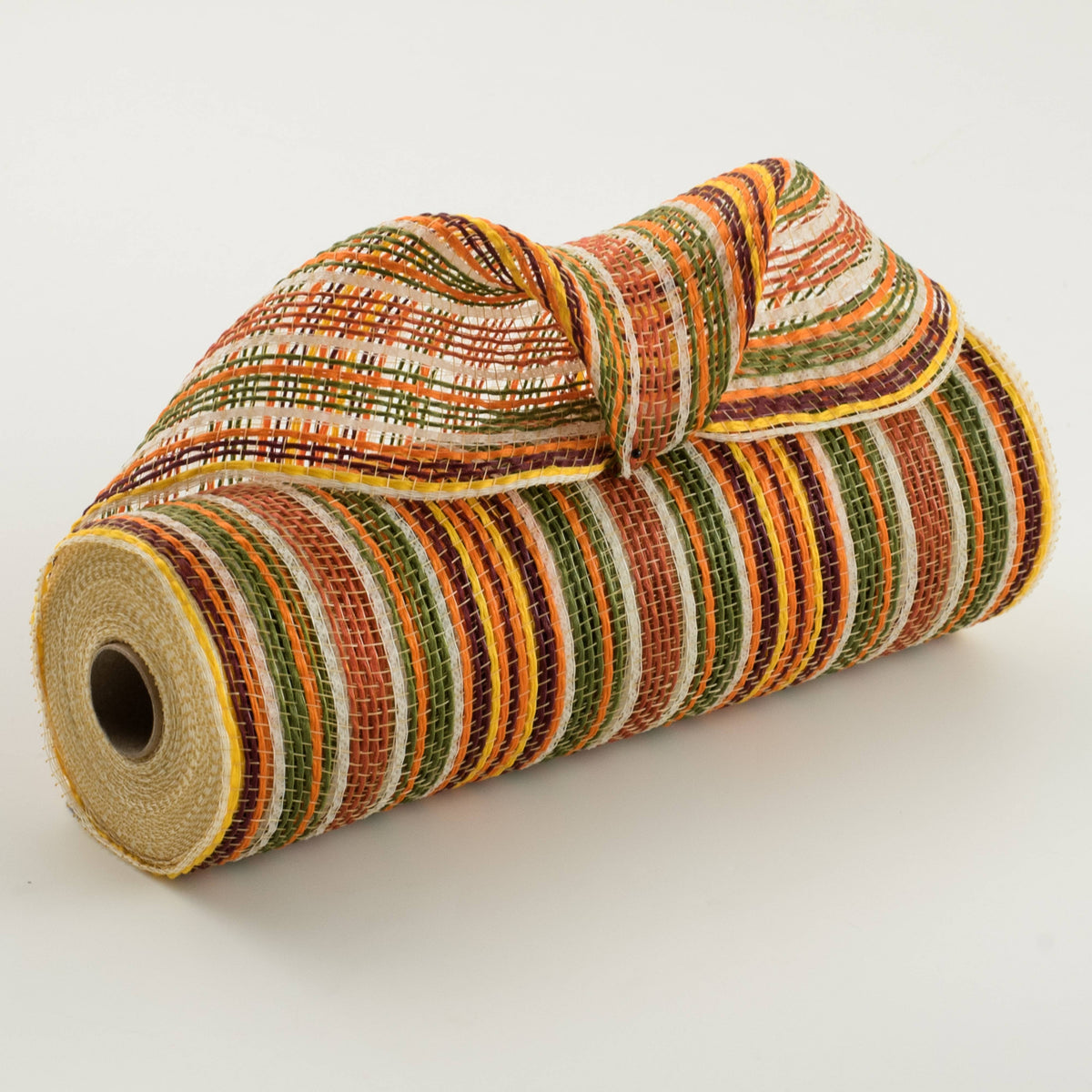 10" Striation Stripes Fabric Mesh: Fall Colors Item Number: XB240910-19