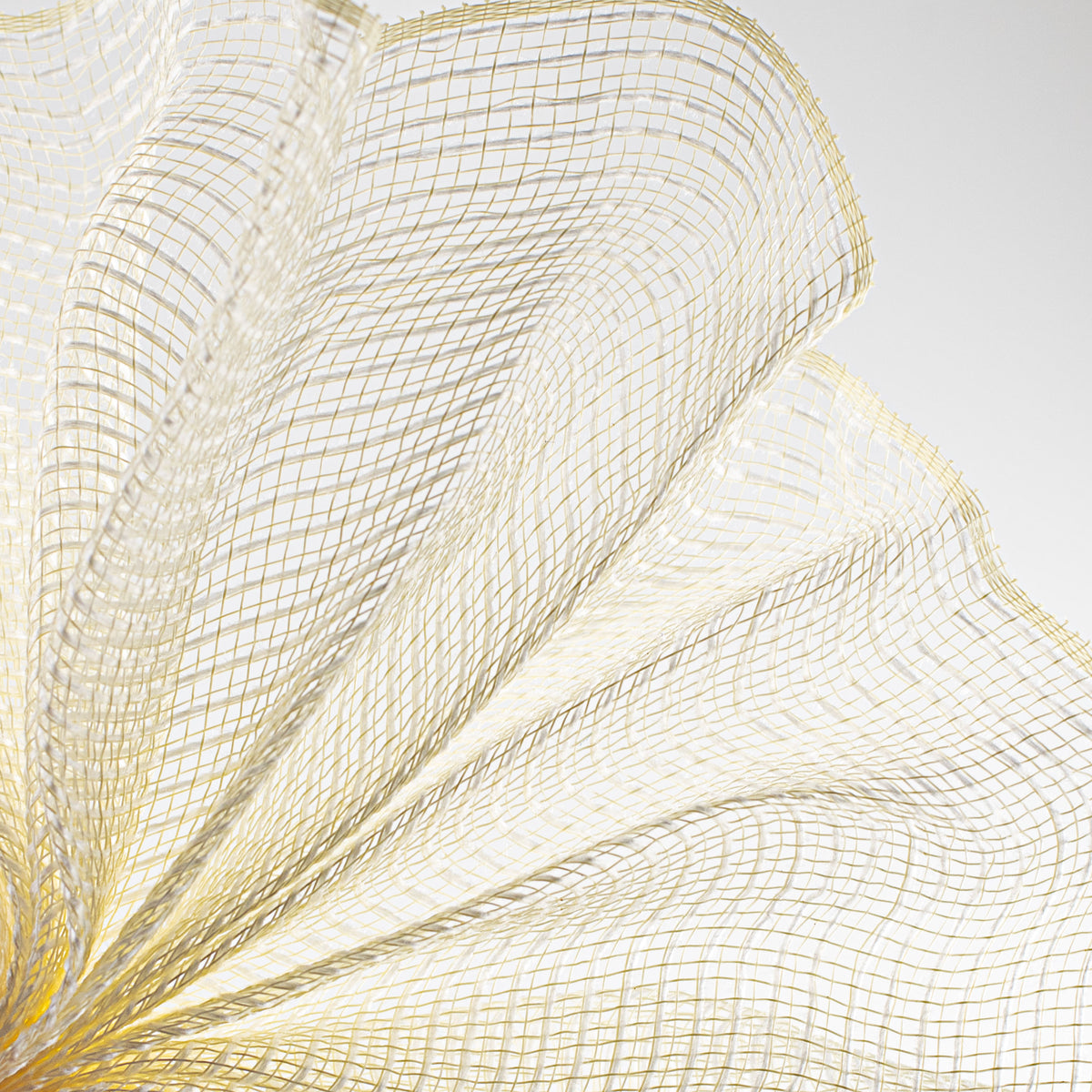 10" Stripe Fabric Mesh: Cream White Lifestyle Photo
