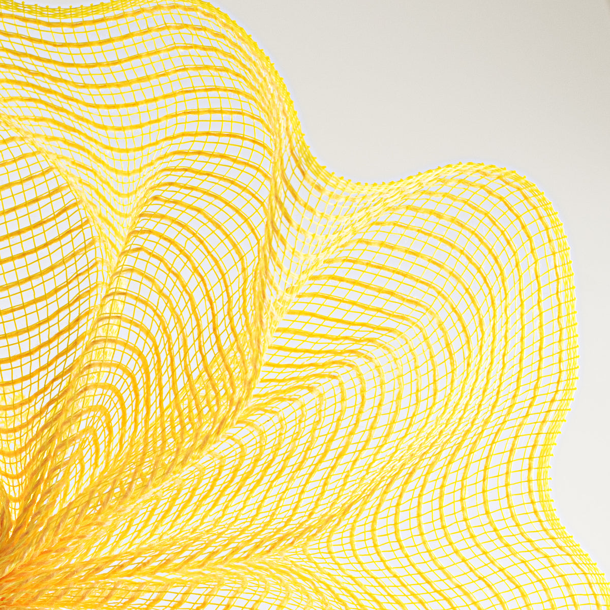10" Stripe Fabric Mesh: Yellow Lifestyle Photo