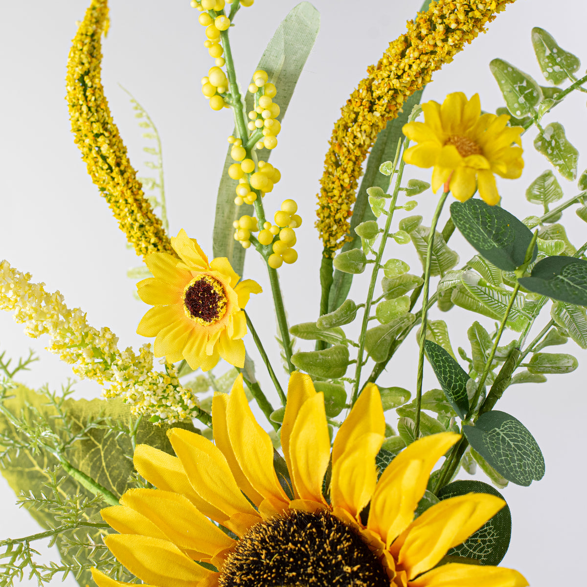 18" Sunflower & Greenery Filler Pick Lifestyle Photo