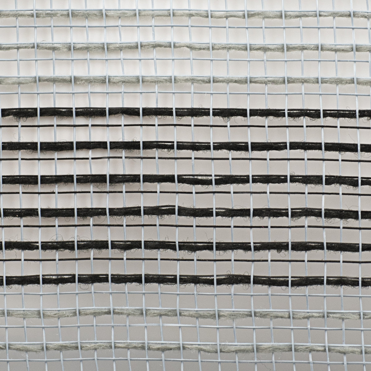 10" Thin Stripe Fabric Mesh: Grey & Black detail photo 3