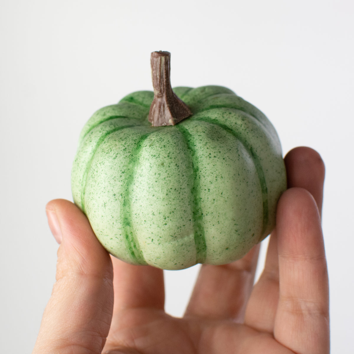 1.75" to 3.75" Assorted Artificial Pumpkins: Sage Fall (12) detail photo 4