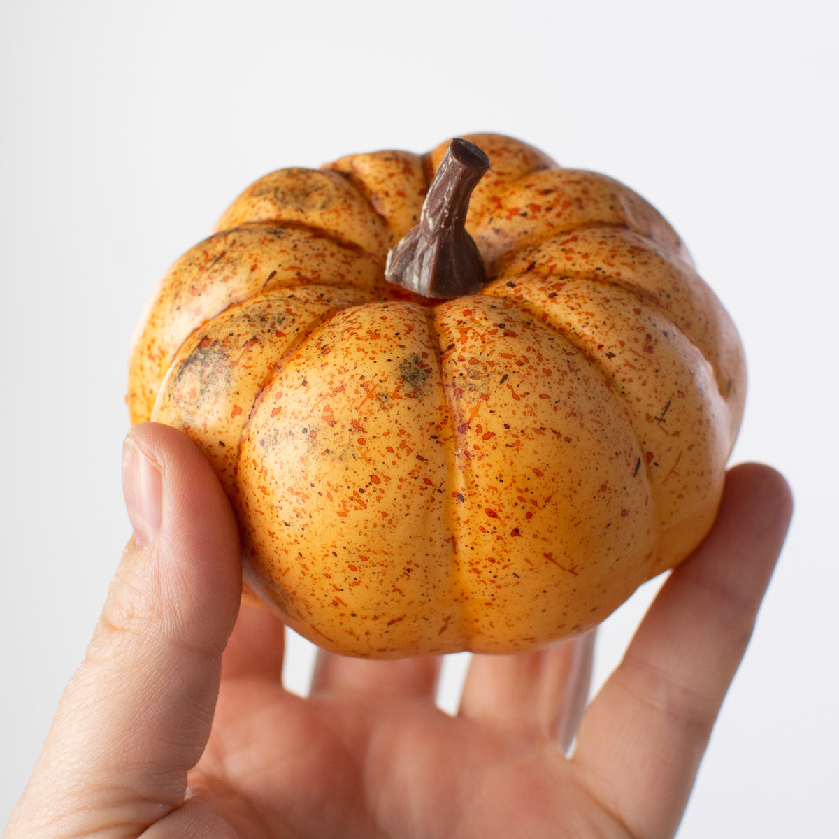 1.75" to 3.75" Assorted Artificial Pumpkins: Teal & Navy Fall (12) detail photo 4