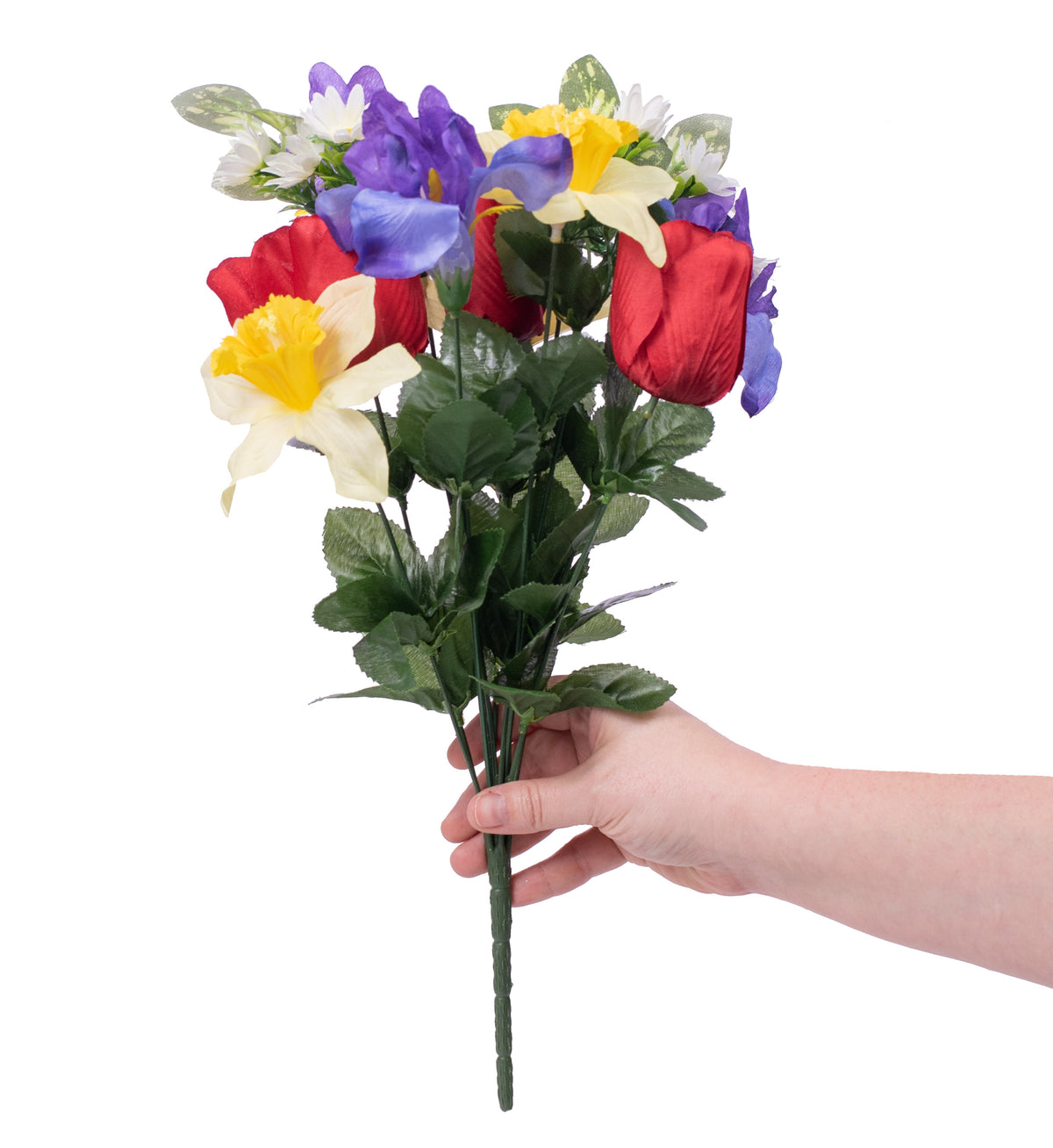 18" Tulip, Iris, Daffodil Bush Lifestyle Photo