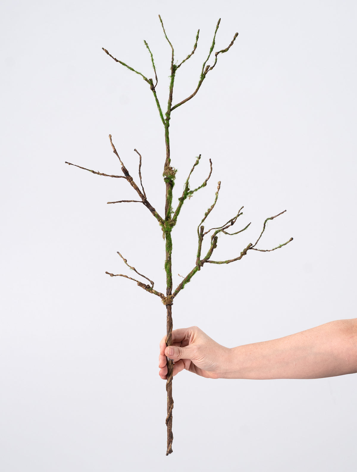 31" Twig Branch with Moss detail photo 3