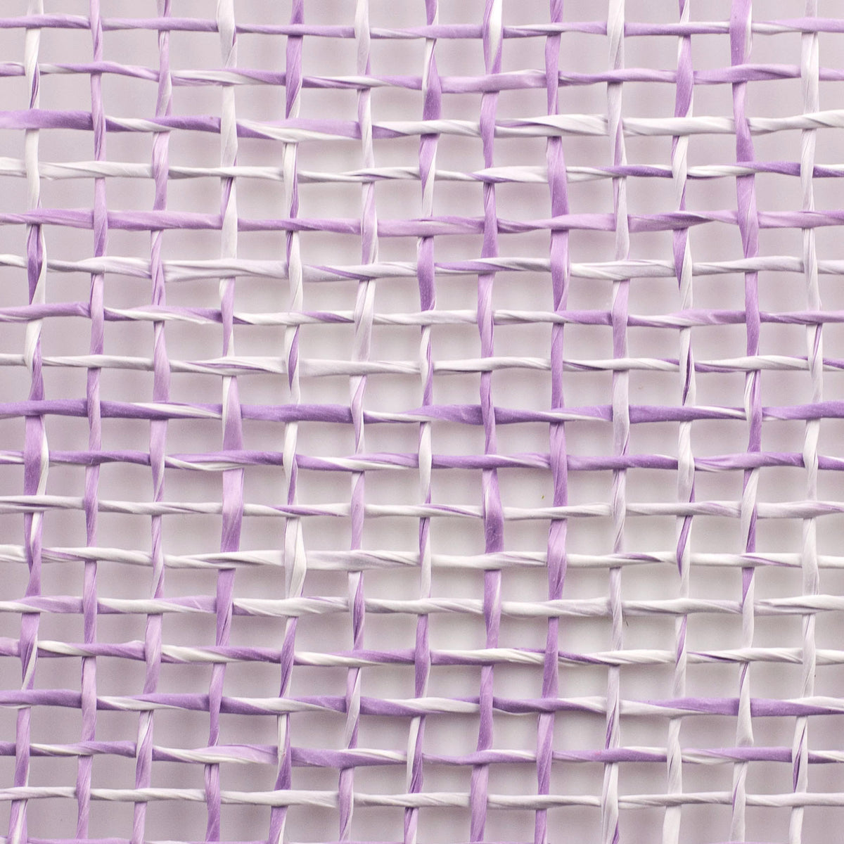 10" Two-Tone Poly Burlap Mesh: Lavender & White detail photo 3