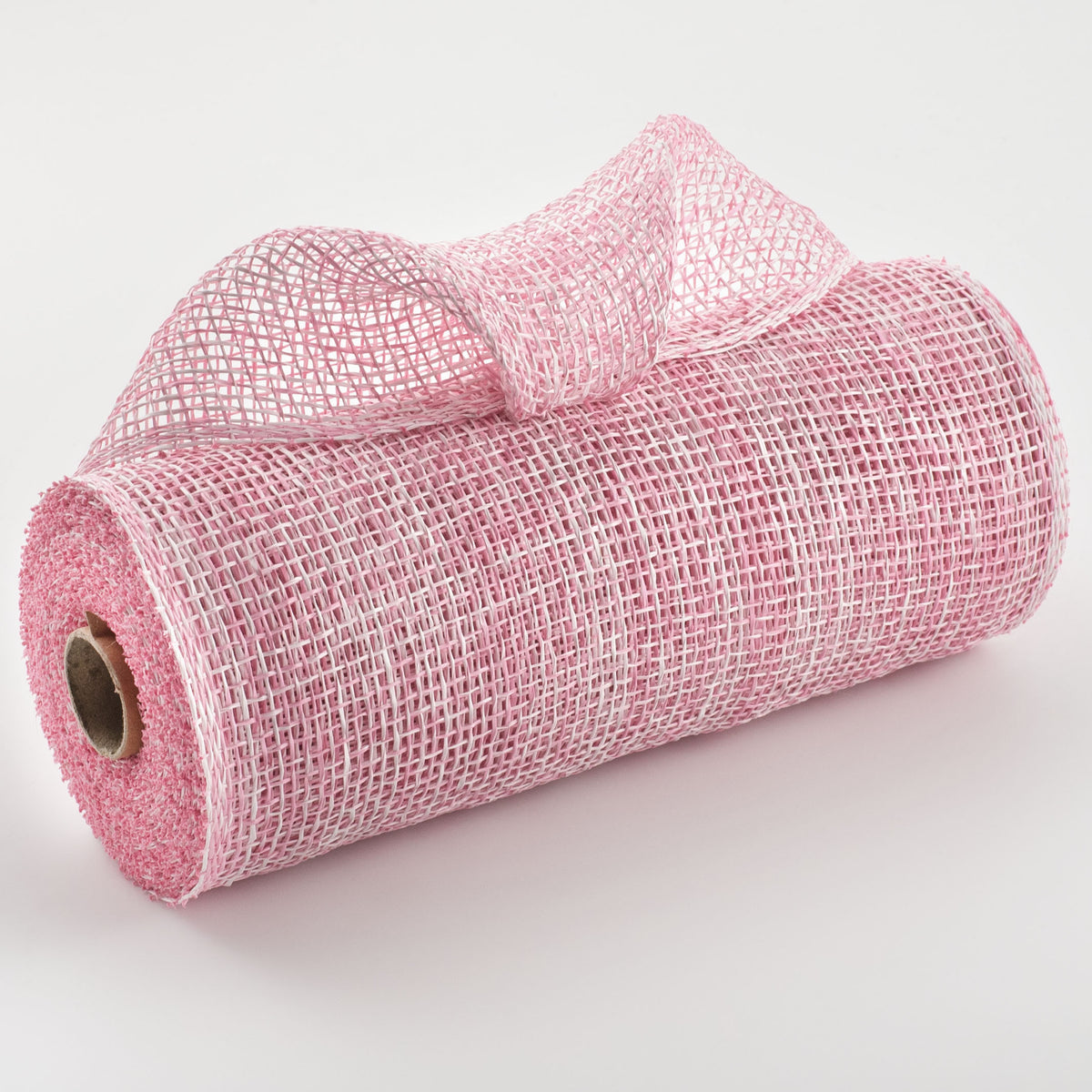 10" Two-Tone Poly Burlap Mesh: Pink & White Item Number: RP815537