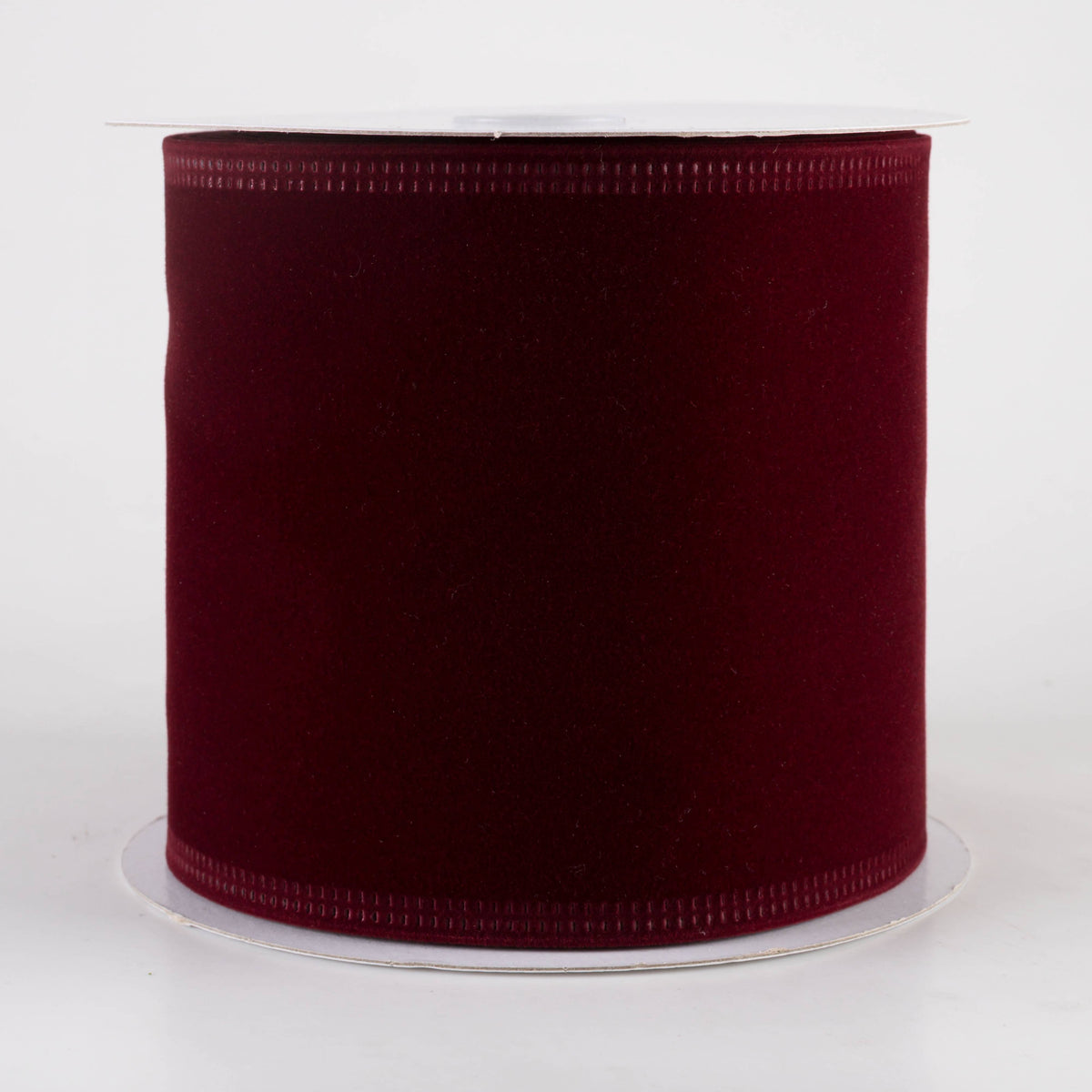 4" Value Velvet Ribbon: Burgundy Red (10 Yards) Item Number: 131804-10