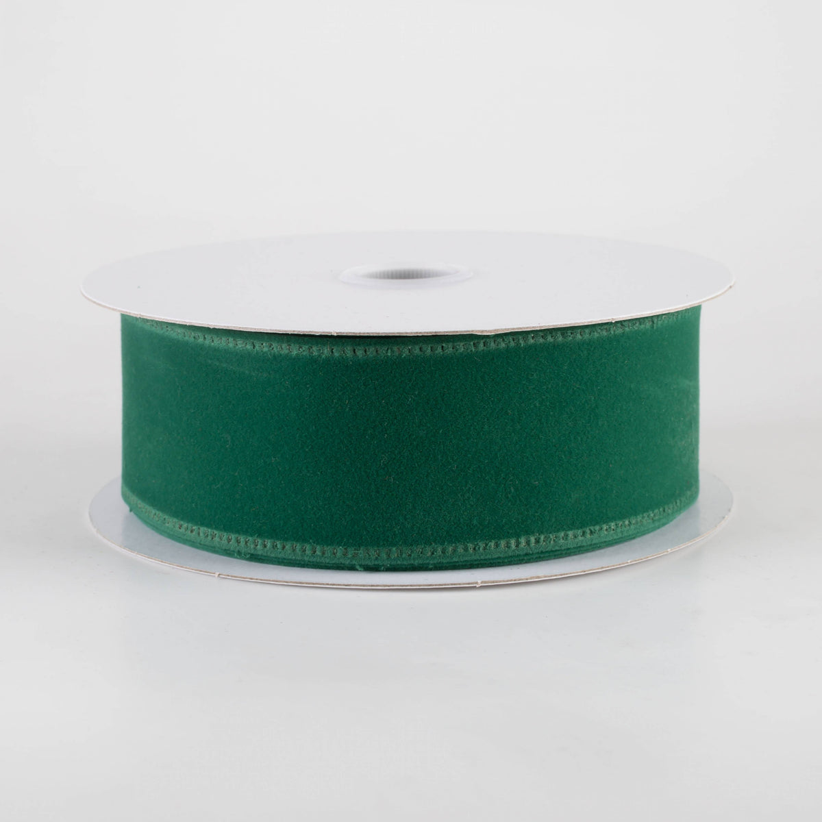 1.5" Value Velvet Ribbon: Emerald Green (10 Yards) Item Number: 131809-17
