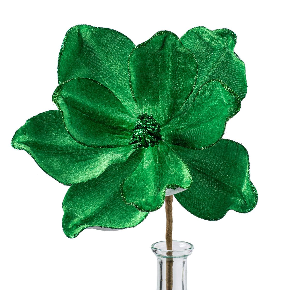 14" Velvet Magnolia Pick: Green Item Number: 85729GN