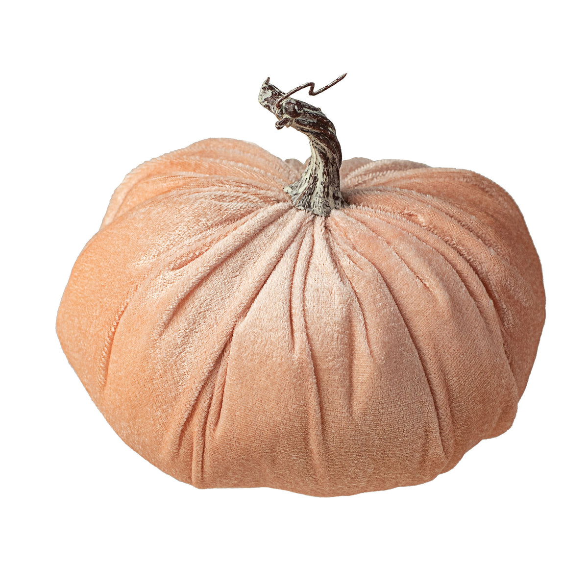 6.5" Velvet Pumpkin: Champagne Pink Item Number: 56494PK