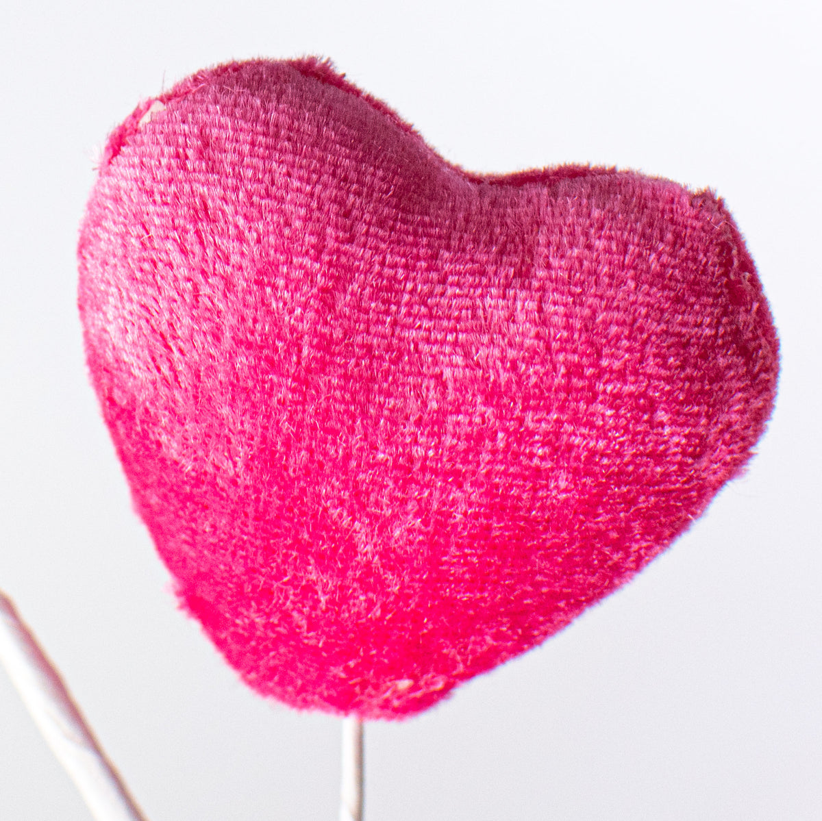 28" Velvet Valentine Heart Spray: Pink Lifestyle Photo