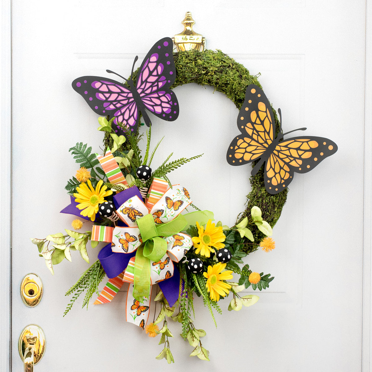 11" Waterproof Butterfly Accent: Purple Lifestyle Photo