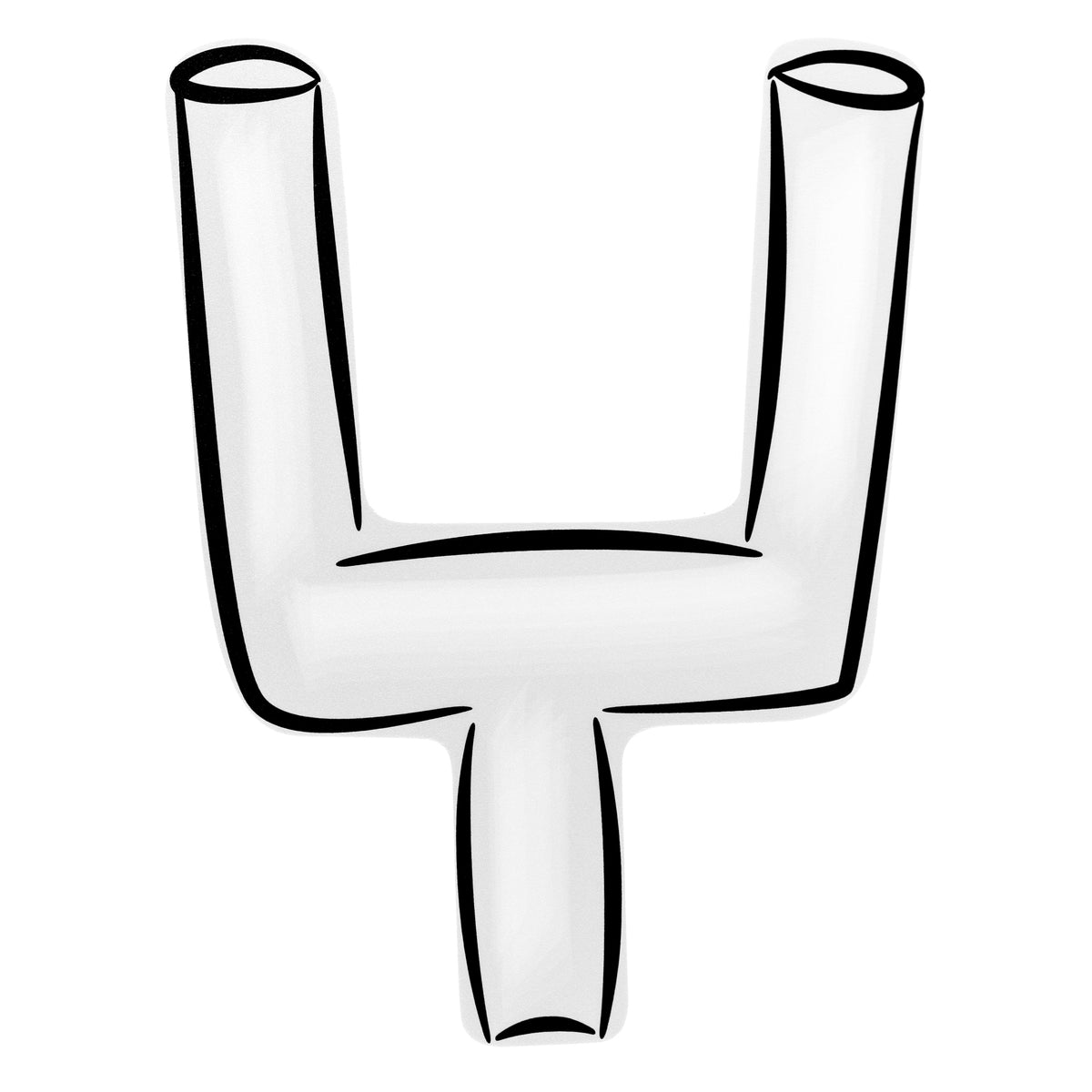 12" Waterproof Accent: Doodle Football Goalposts Item Number: CD1166NH