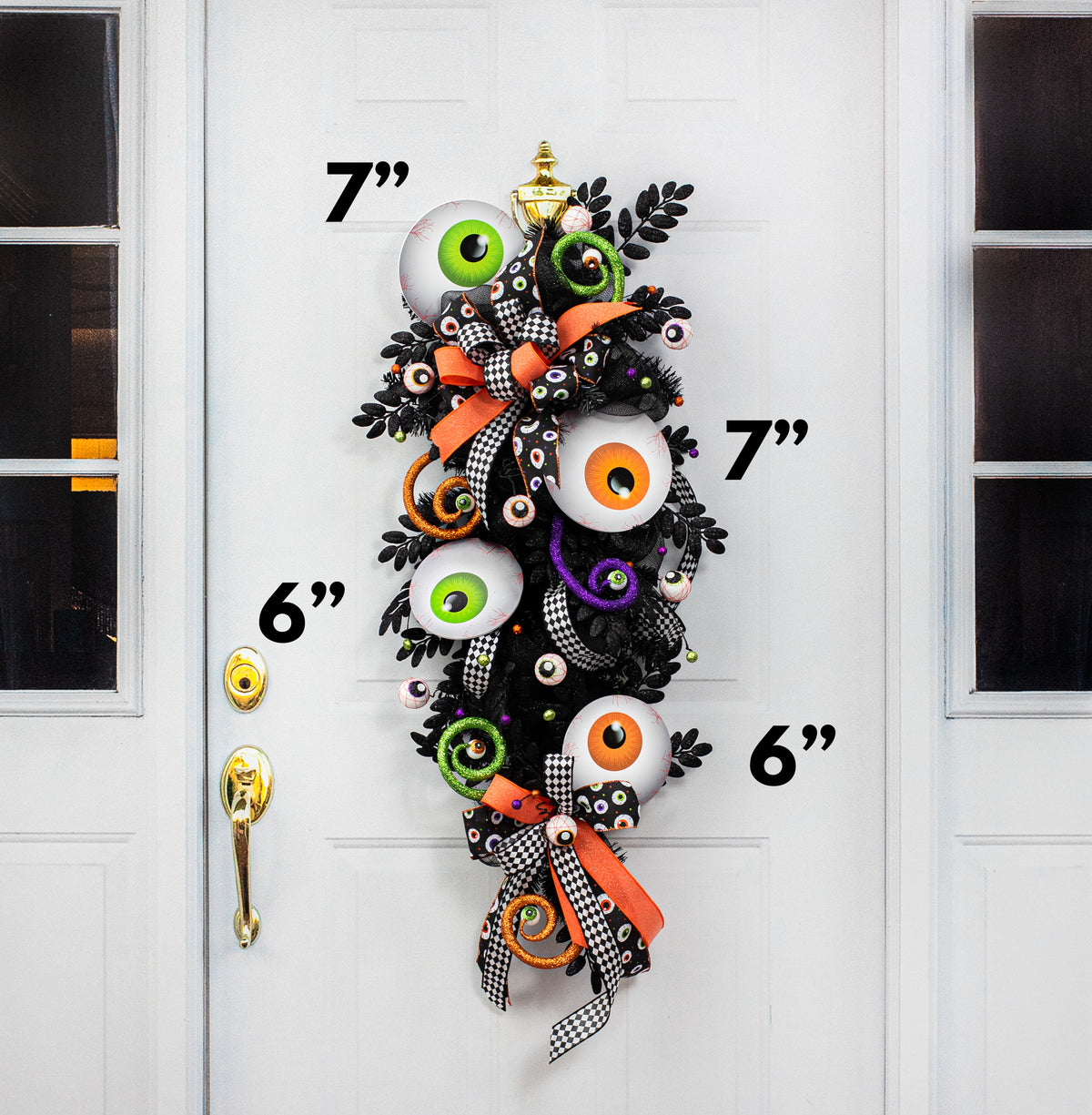 7" Waterproof Accent: Flat Orange Eyeball Lifestyle Photo