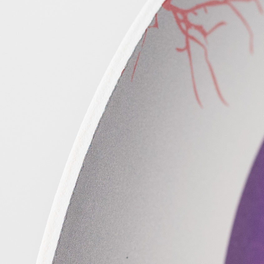 7" Waterproof Accent: Flat Purple Eyeball detail photo 3