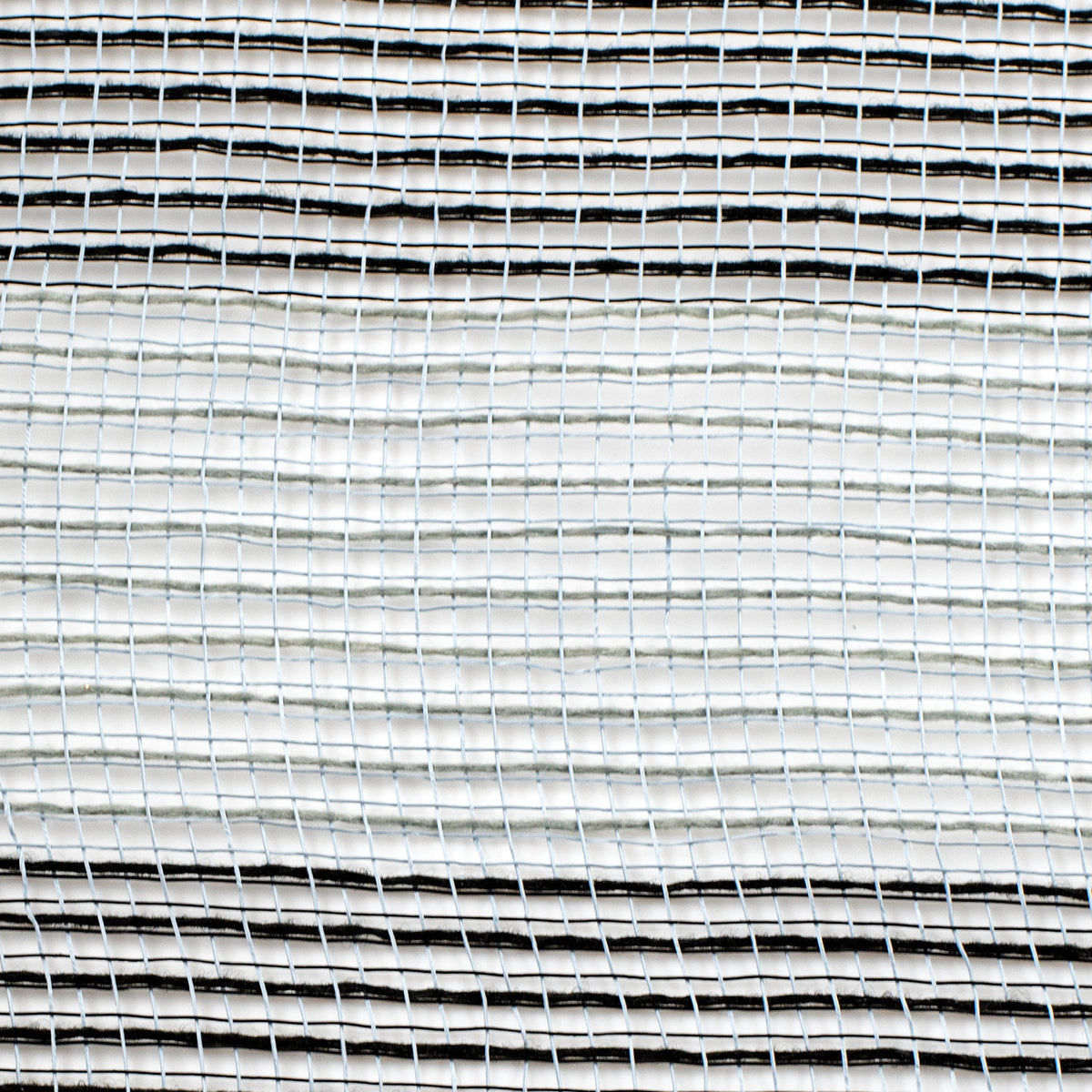 10" Wide Stripe Fabric Mesh: Grey & Black detail photo 3