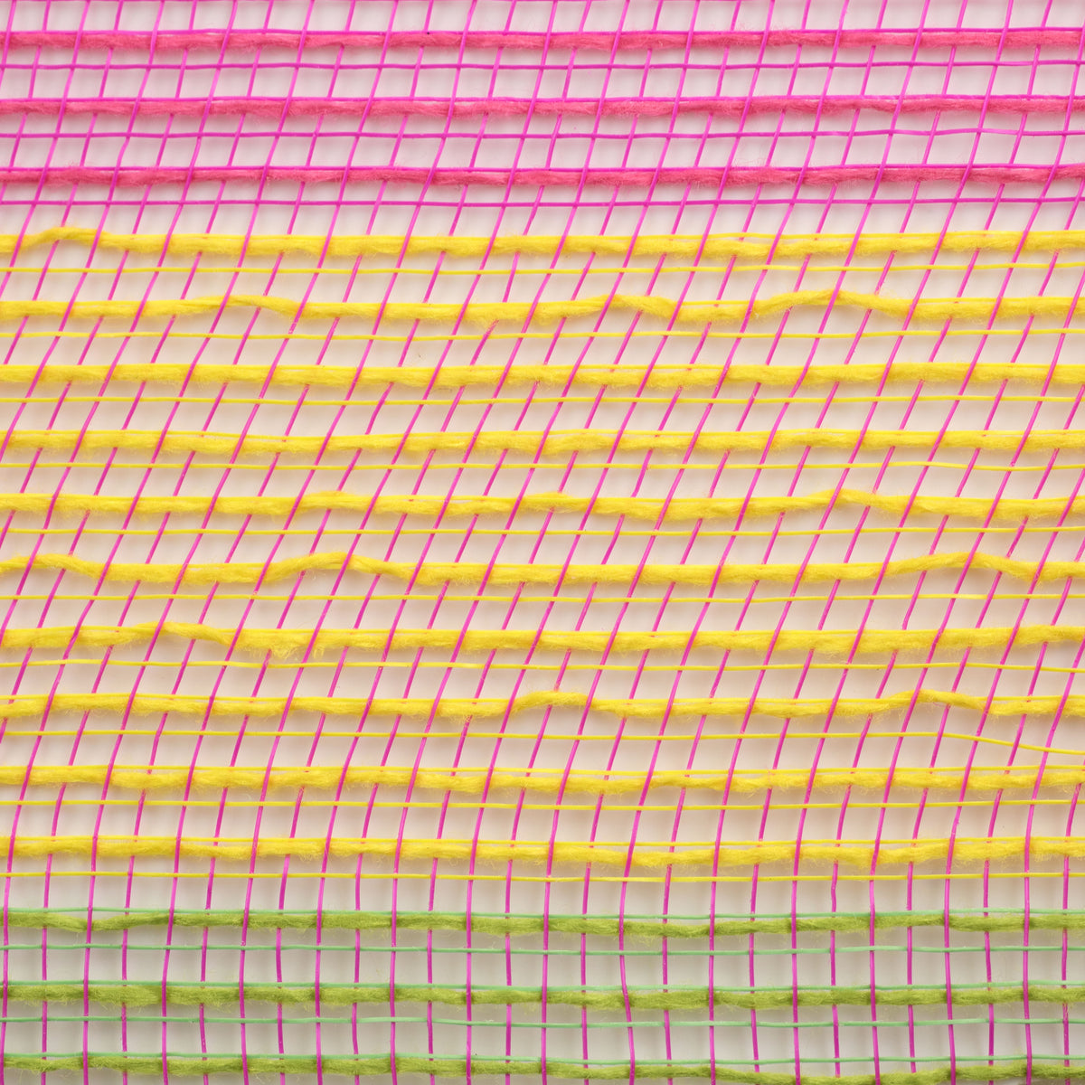10" Wide Stripe Fabric Mesh: Hot Pink, Green, Yellow, Lavender, Turquoise detail photo 3