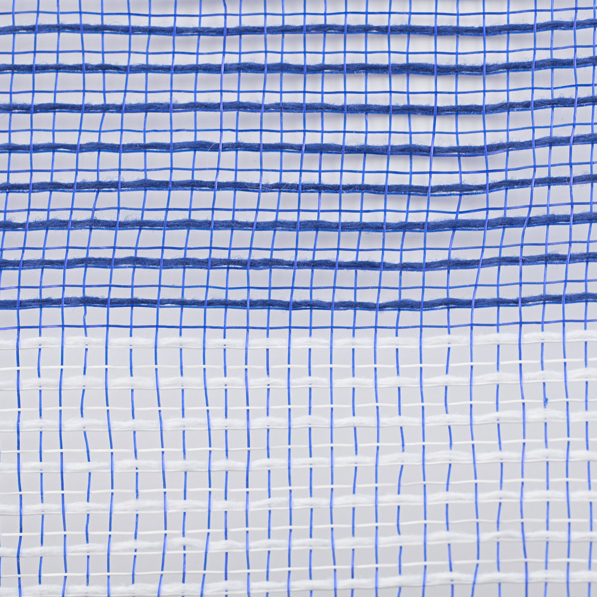 10" Wide Stripe Fabric Mesh: Royal Blue & White detail photo 3