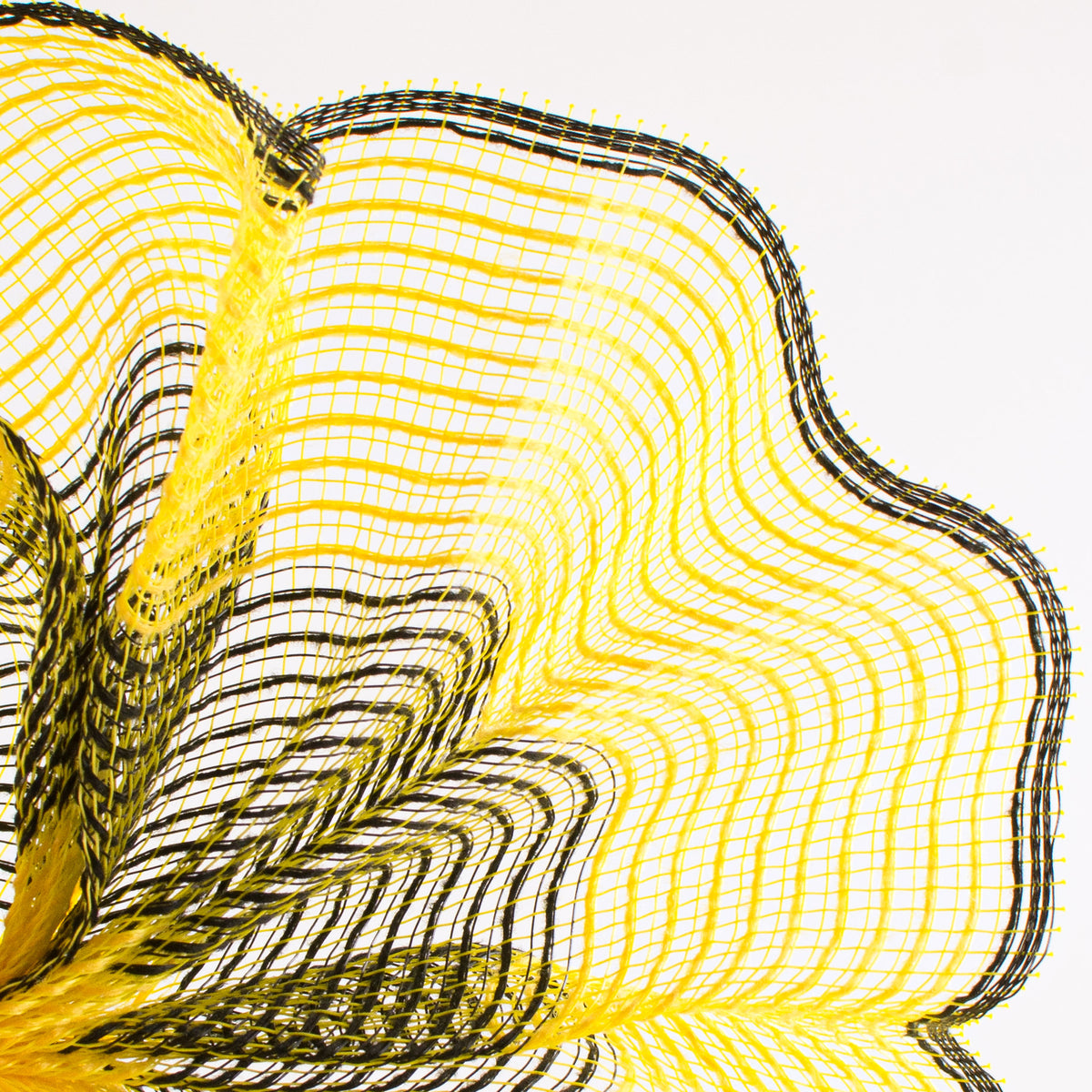 10" Wide Stripe Fabric Mesh: Yellow & Black Lifestyle Photo