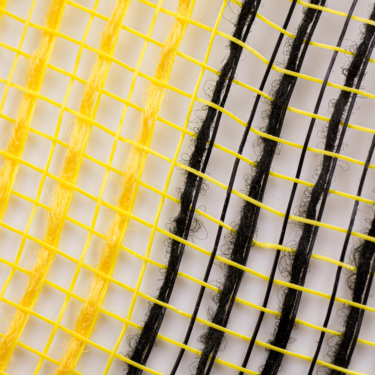 10" Wide Stripe Fabric Mesh: Yellow & Black detail photo 3