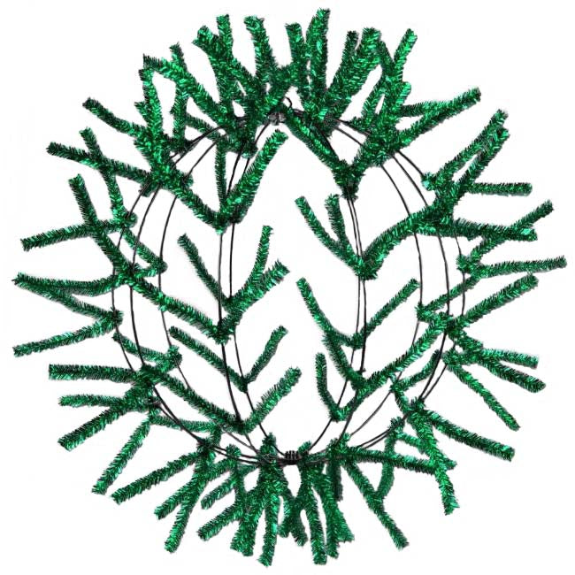 18" Wire KD Work Ball Form: Metallic Green Item Number: XX758306