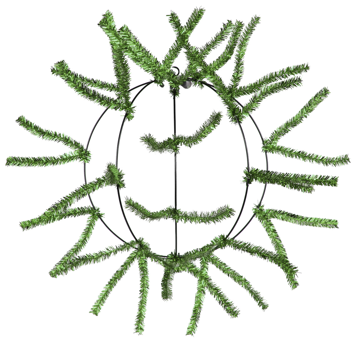 12" Wire KD Work Half Ball Form: Metallic Lime Green Item Number: XX759437