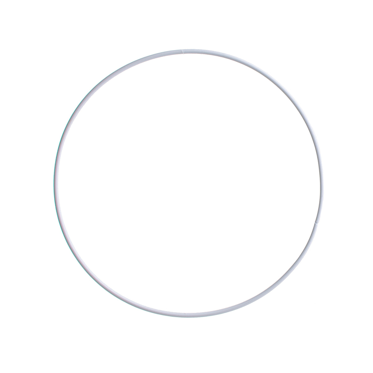 18" Wire Ring Wreath: White Item Number: MD081427