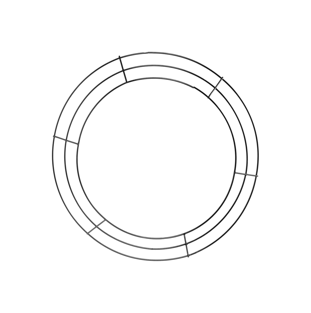 12" Wire Wreath Frame: 3-Wire Black Item Number: MD062802